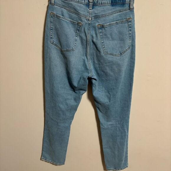 Abercrombie & Fitch Light Blue Straight Leg Jeans - Picture 7 of 7
